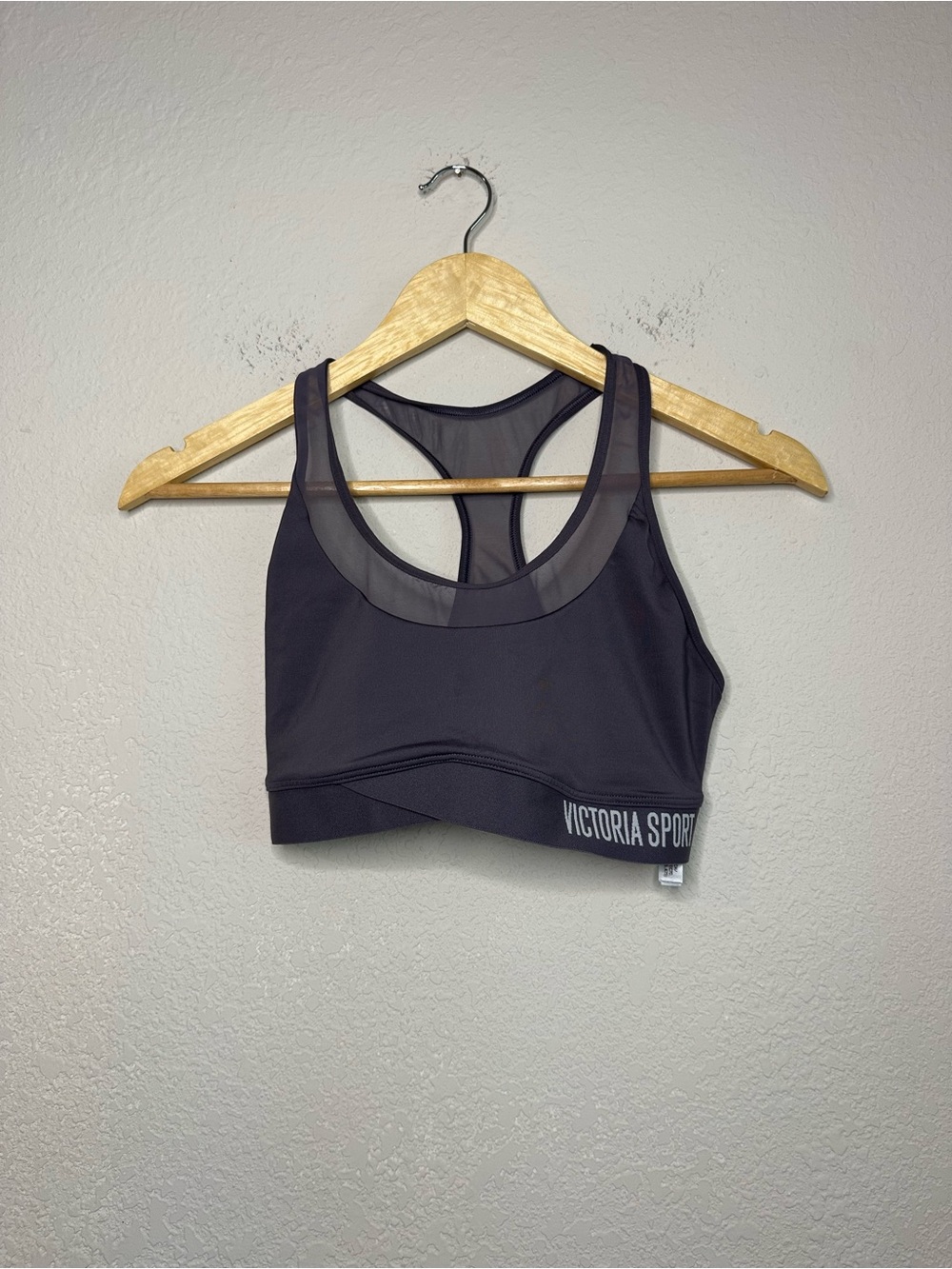 💫Victoria Sport Grey The Player By Victoria's Secret Sports Bra Size Small